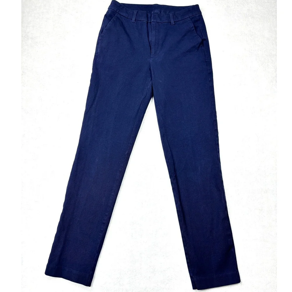 Gap‎ Bi-Stretch Slim Ankle Pants Navy Blue Womens 6 Tall Slim Ankle Work Pants